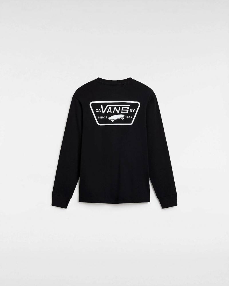 VANS BOYS FULL PATCH BACK LS TOP