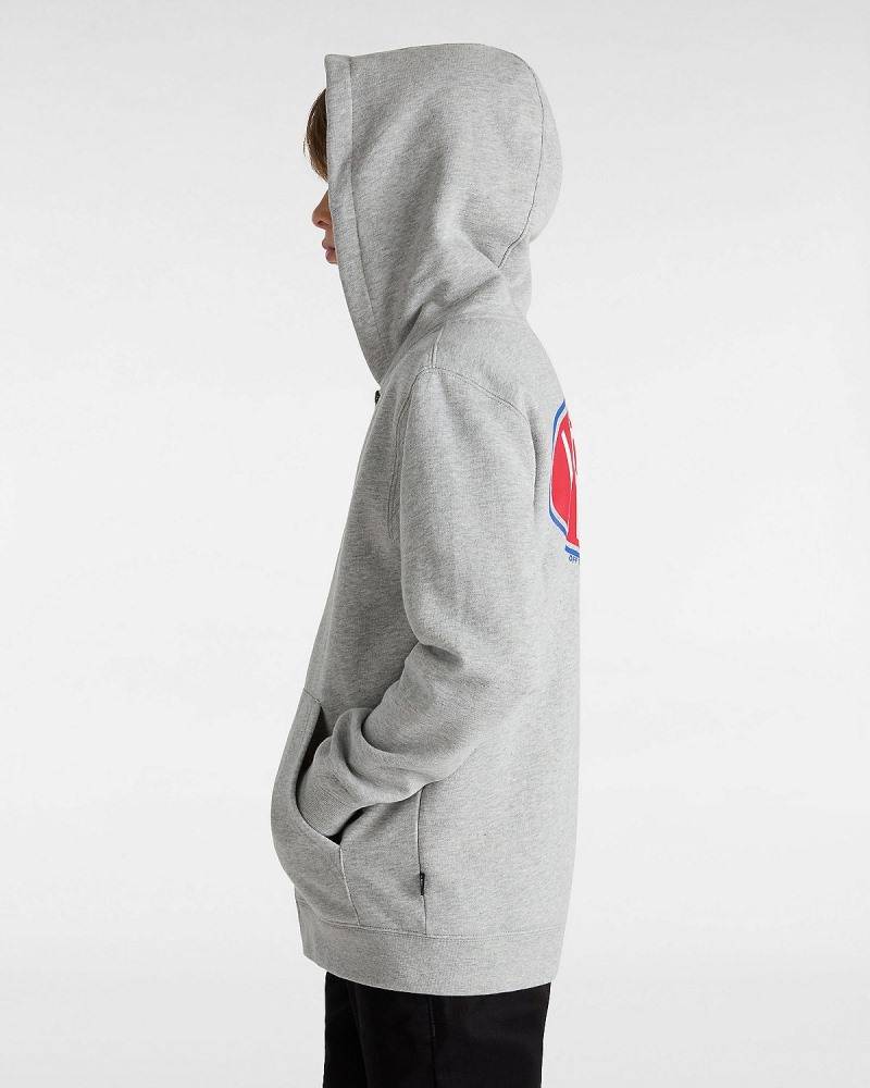 VANS BOYS SPRAY ON FULL ZIP HOODIE