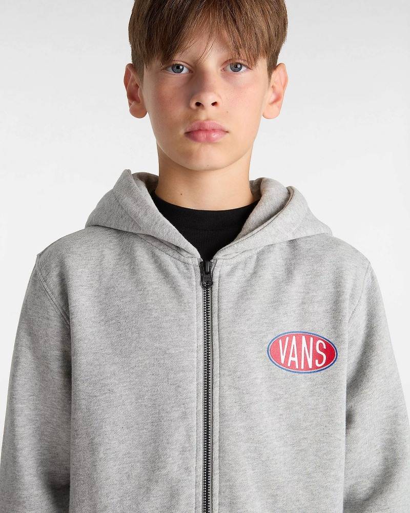 VANS BOYS SPRAY ON FULL ZIP HOODIE