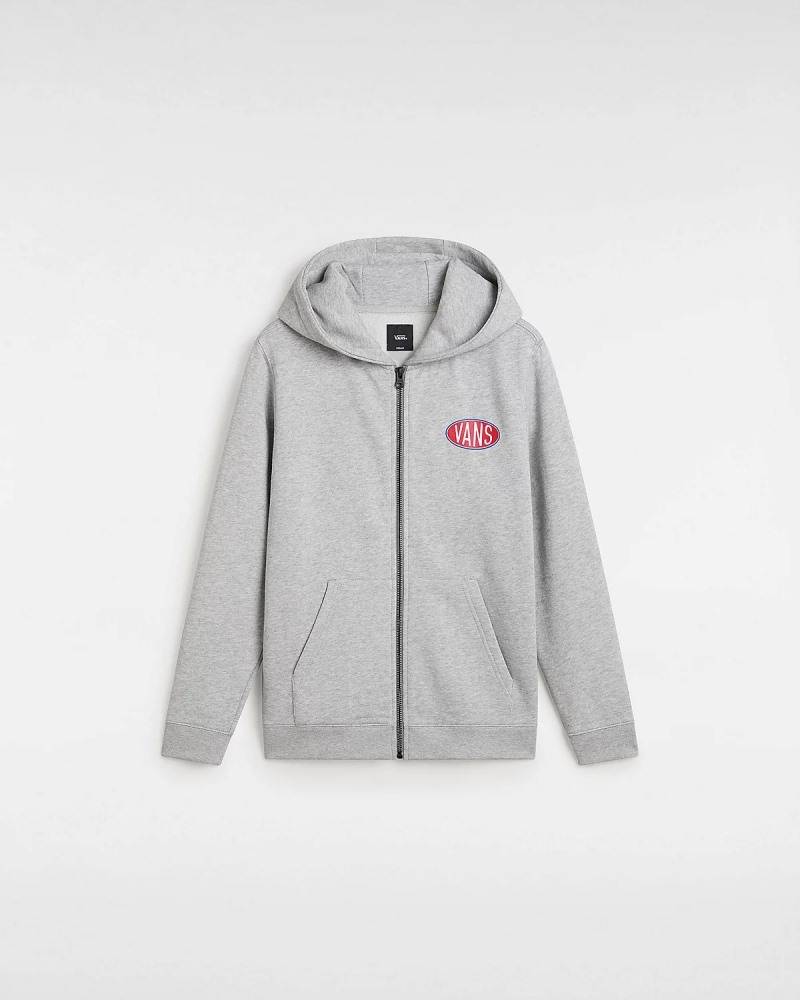 VANS BOYS SPRAY ON FULL ZIP HOODIE