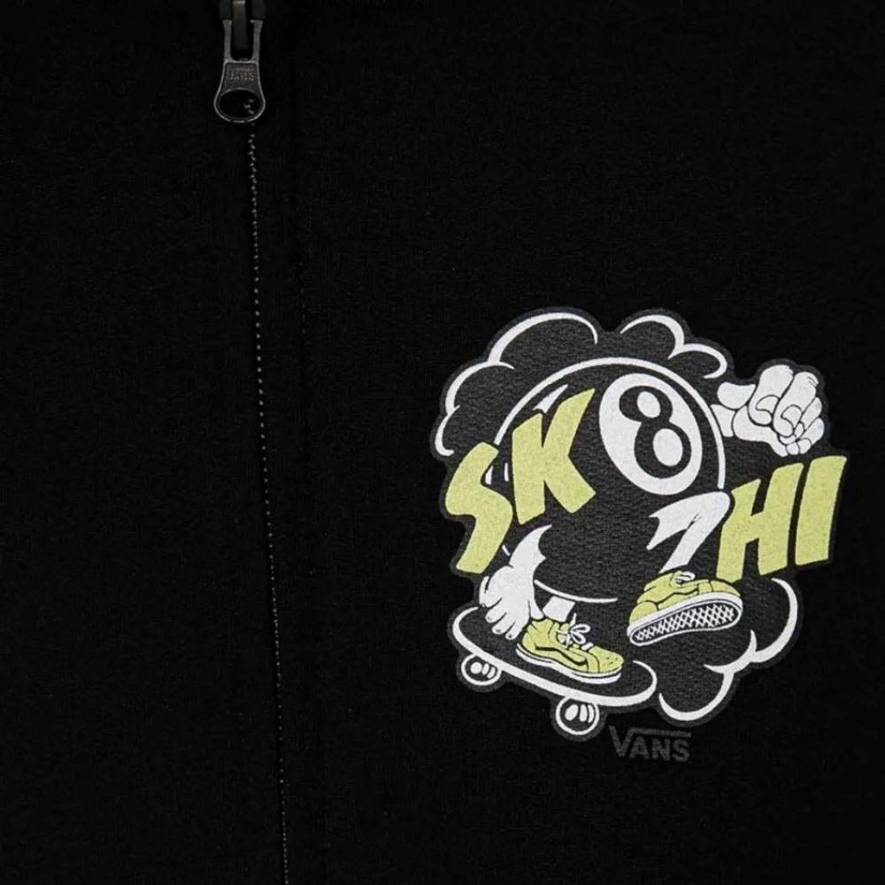 VANS BOYS SK8 HI BALL FULL ZIP HOODIE