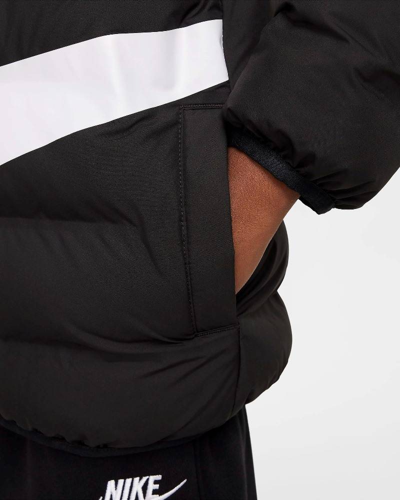 NIKE LITTLE KIDS WRAP SWOOSH DEBOSSED QUILT JACKET