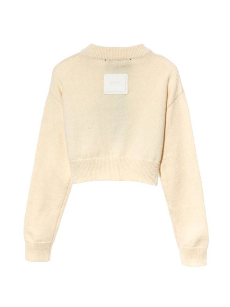 MWM TEDDY CROPPED KNITWEAR