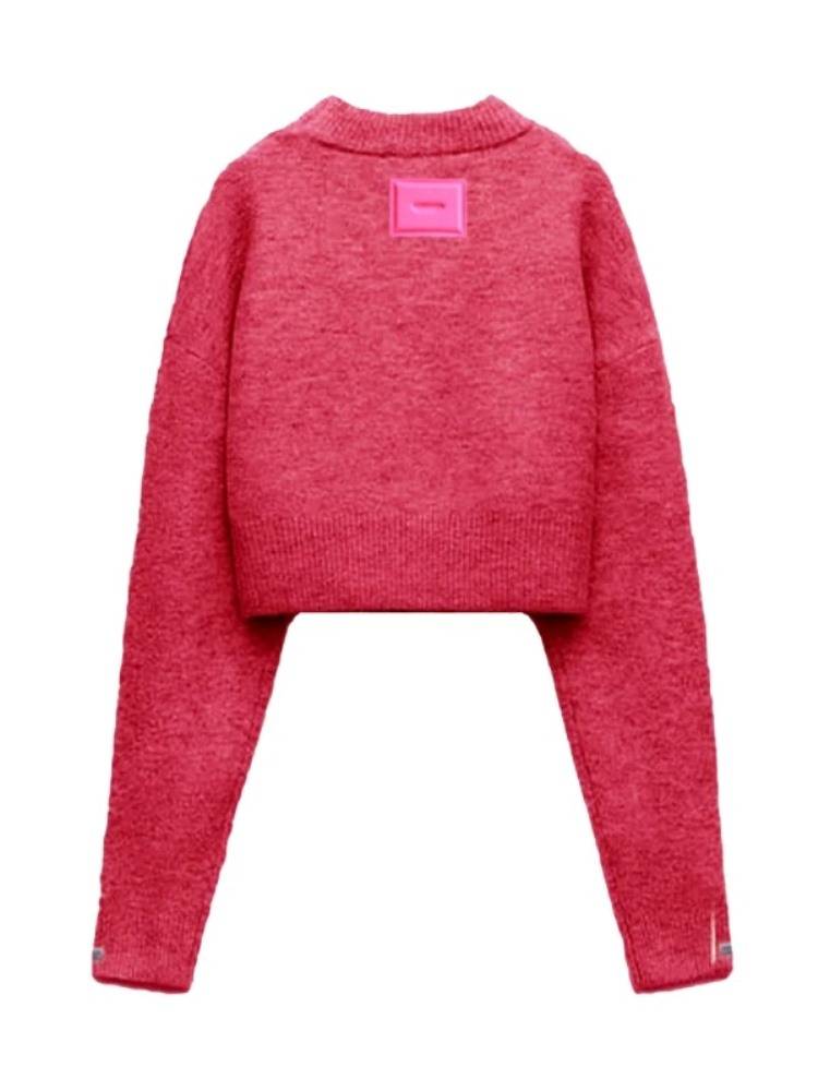 MWM TEDDY CROPPED KNITWEAR
