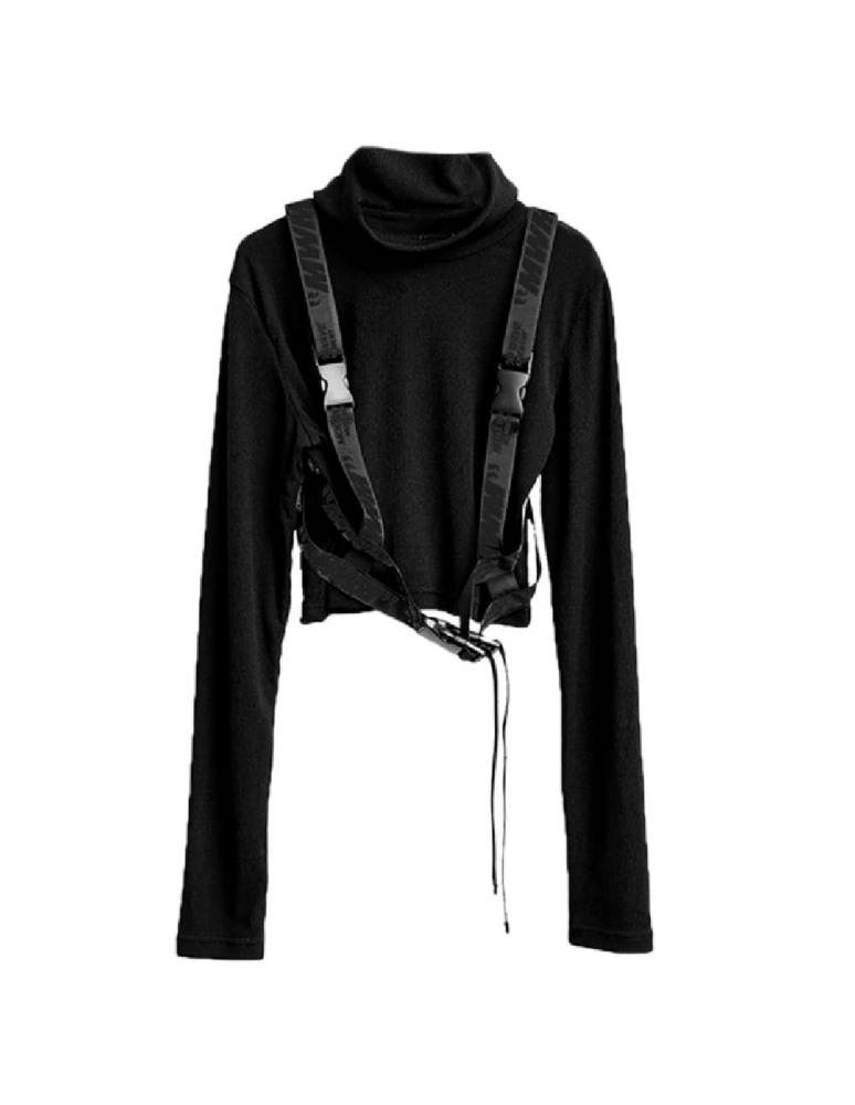 MWM LONGSLEEVE TOP WITH BUCKLES
