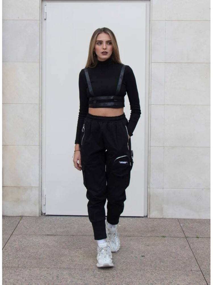 MWM LONGSLEEVE TOP WITH BUCKLES