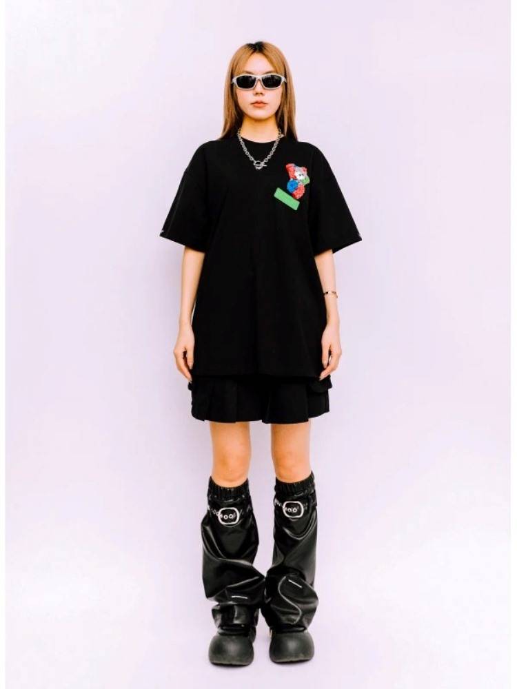 MWM COLORED TEDDY OVERSIZED TEE