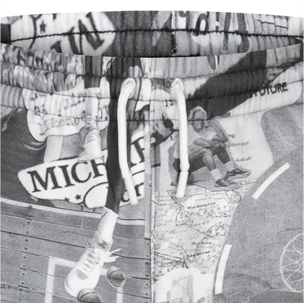 NIKE JORDAN BOYS MJ BRKLYN FLEECE ALL OVER PRINT PANT