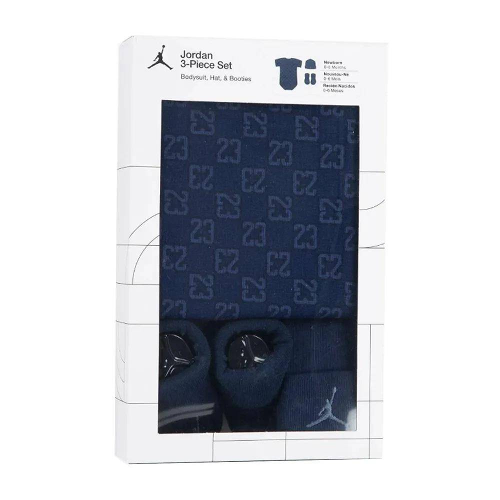 NIKE JORDAN NEWBORN MONOGRAM 3PC BOX SET