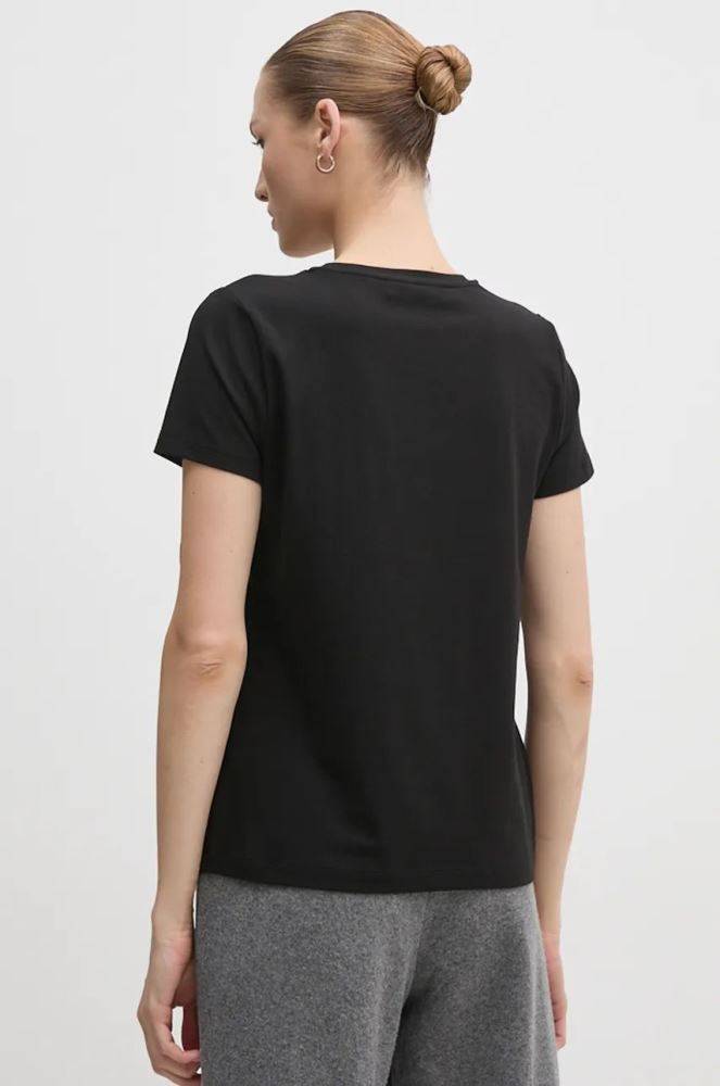 DKNY S/S HOTFIX GRID LOGO TEE