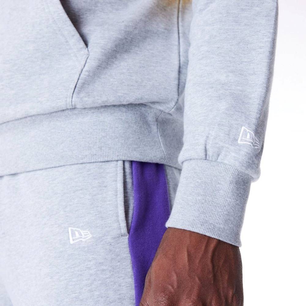 NEW ERA COLOUR BLOCK OVERSIZE HOODIE LOS ANGELES LAKERS