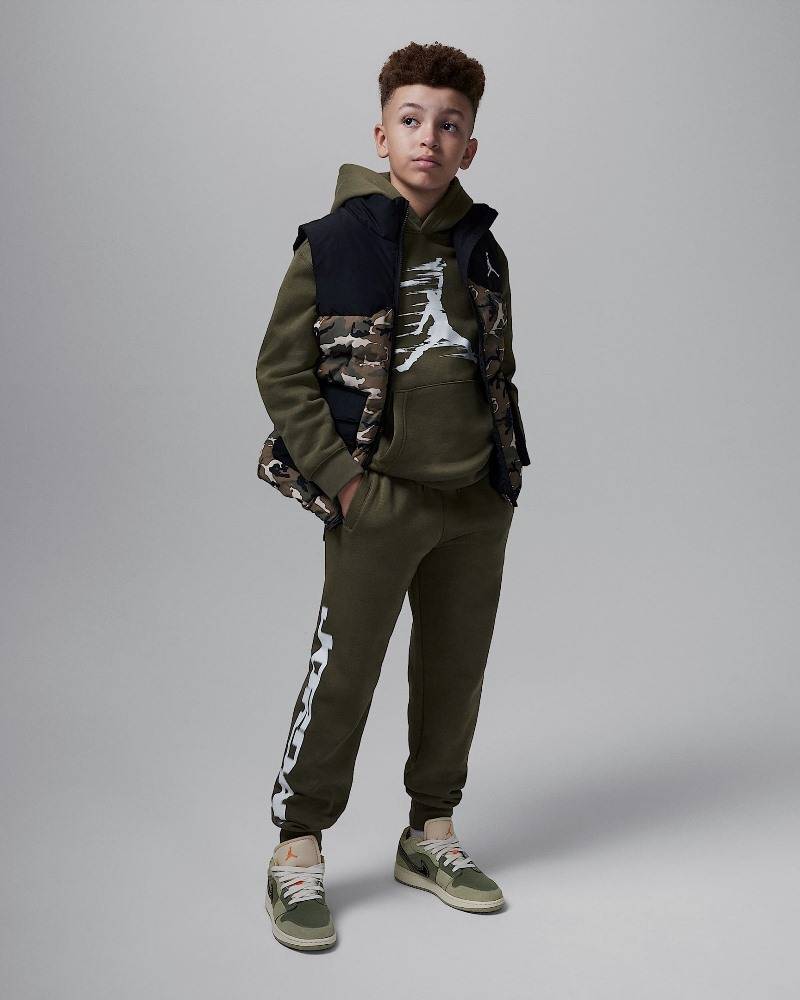 NIKE JORDAN BOYS MJ FLIGHT MVP HBR FLEECE PANT