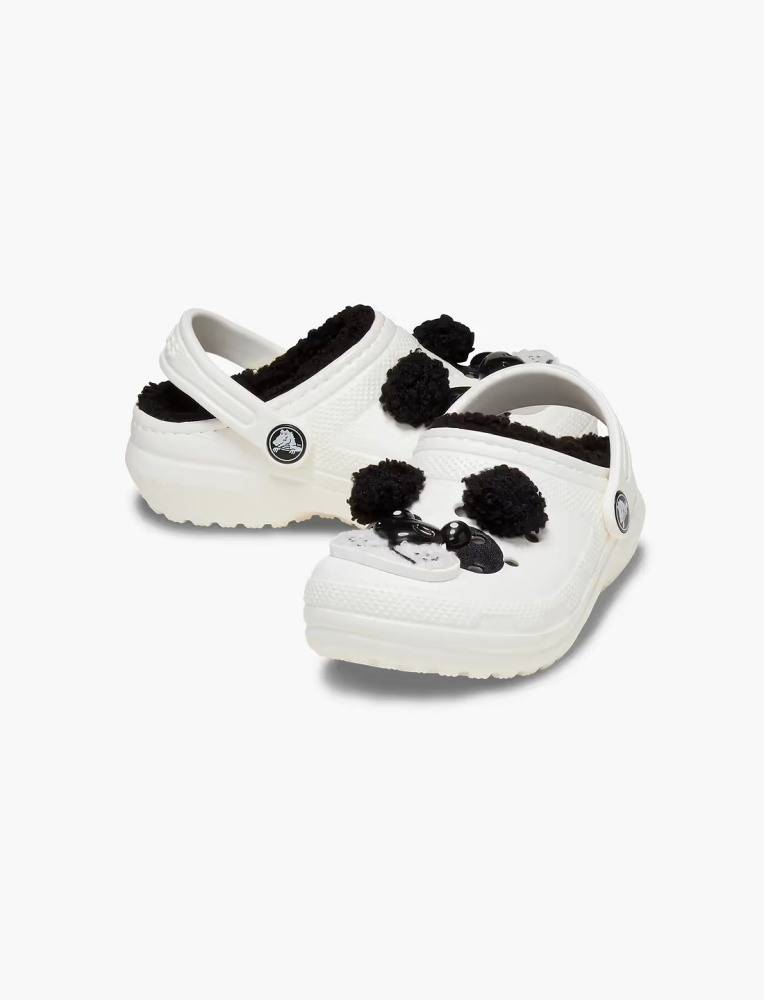 CROCS CLASSIC LINED IAM PANDA BEAR KIDS CLOGS