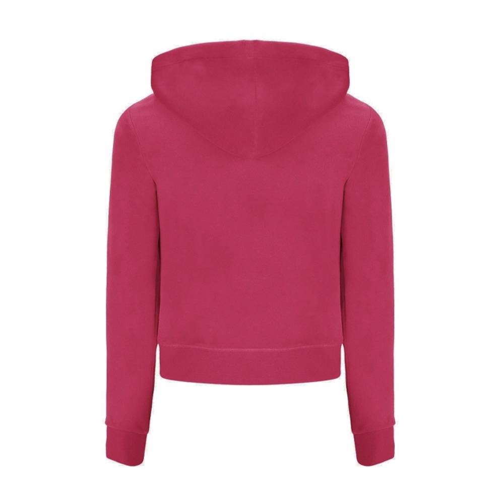 JUICY COUTURE ROBERTSON CLASSIC VELOUR ZIP HOODIE