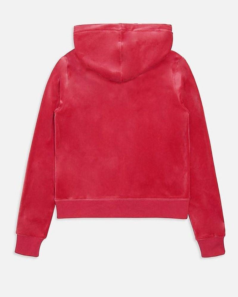 JUICY COUTURE ROBERTSON CLASSIC VELOUR ZIP HOODIE