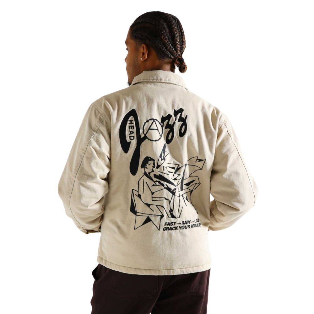 OBEY HEAD JAZZ ZIP UP JACKET