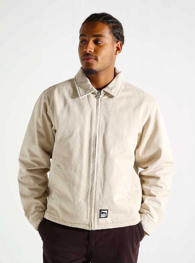 OBEY HEAD JAZZ ZIP UP JACKET