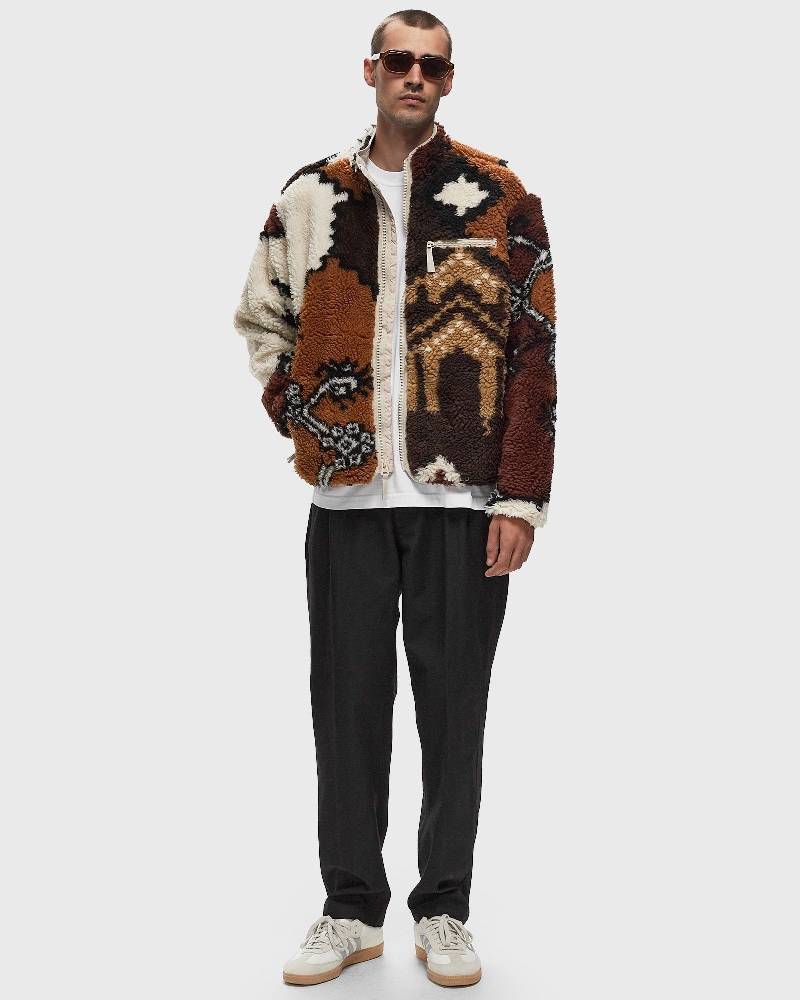 OBEY MOROCCAN RUG SHERPA JACKET