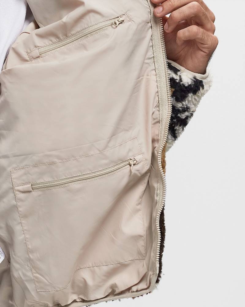 OBEY MOROCCAN RUG SHERPA JACKET