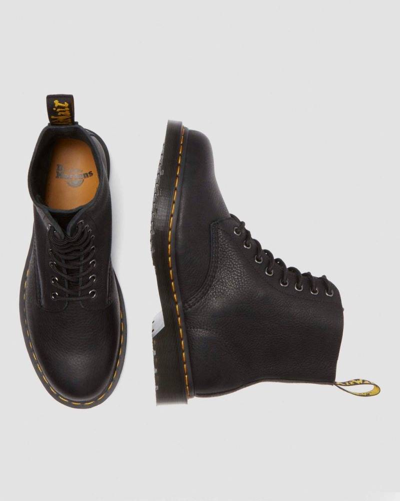 DR. MARTENS AMBASSADOR LEATHER LACE UP BOOTS