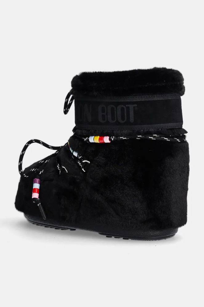 MOON BOOT ICON LOW FAUX FUR BEADS