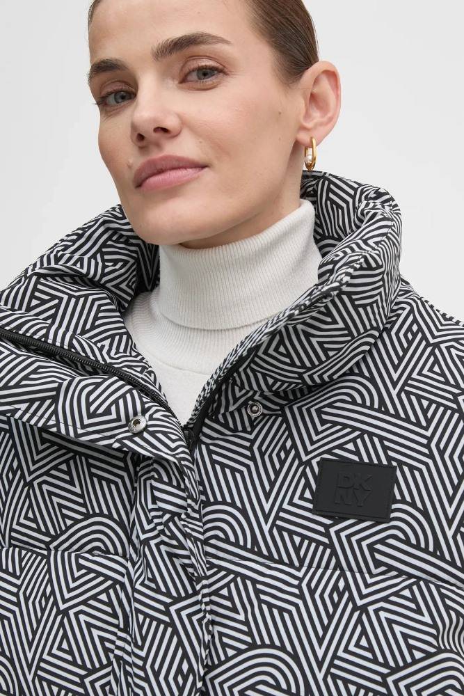 DKNY CROP PUFFY VEST
