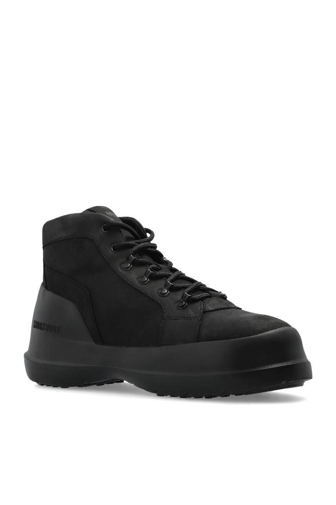 MOON BOOT LACE TREK MID NUBUCK LACE UP BOOTS