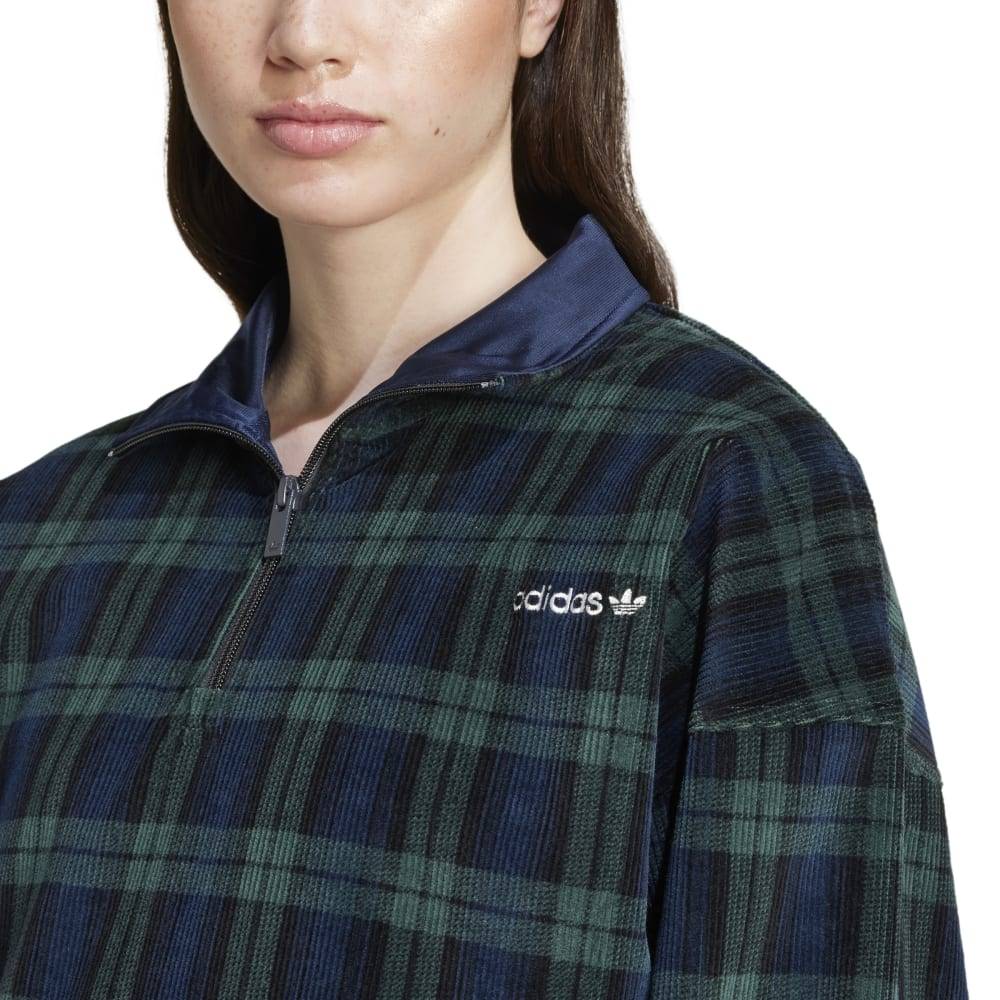 ADIDAS TARTAN HALF ZIP