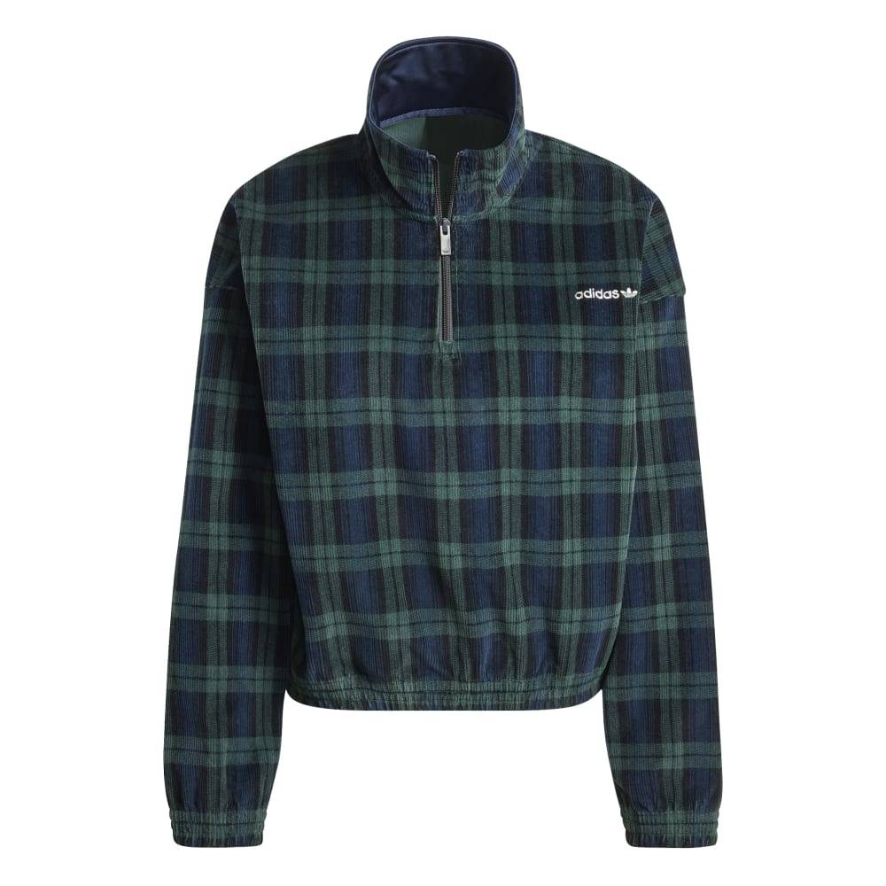 ADIDAS TARTAN HALF ZIP