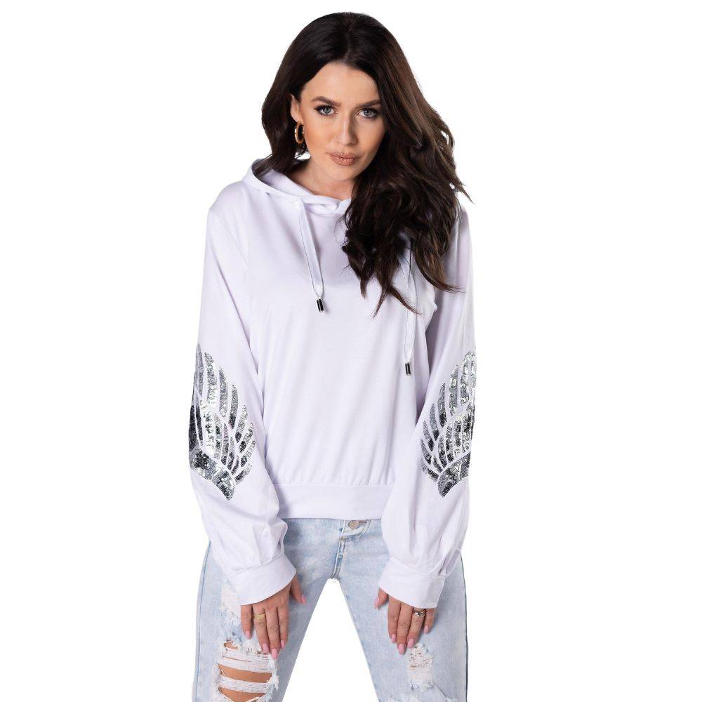 MWM WINGS CROPPED HOODIE