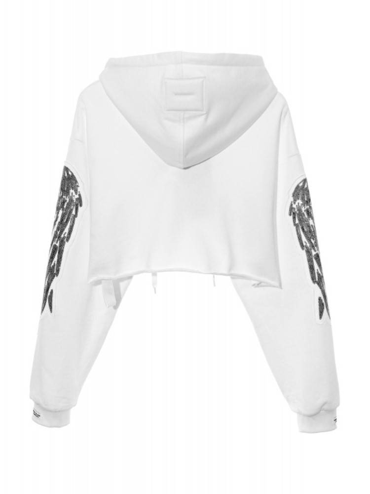MWM WINGS CROPPED HOODIE