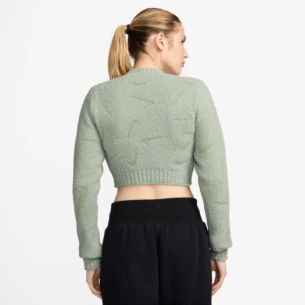 NIKE NSW PHOENIX COZY BOUCLE TIGHT LONG-SLEEVE TOP