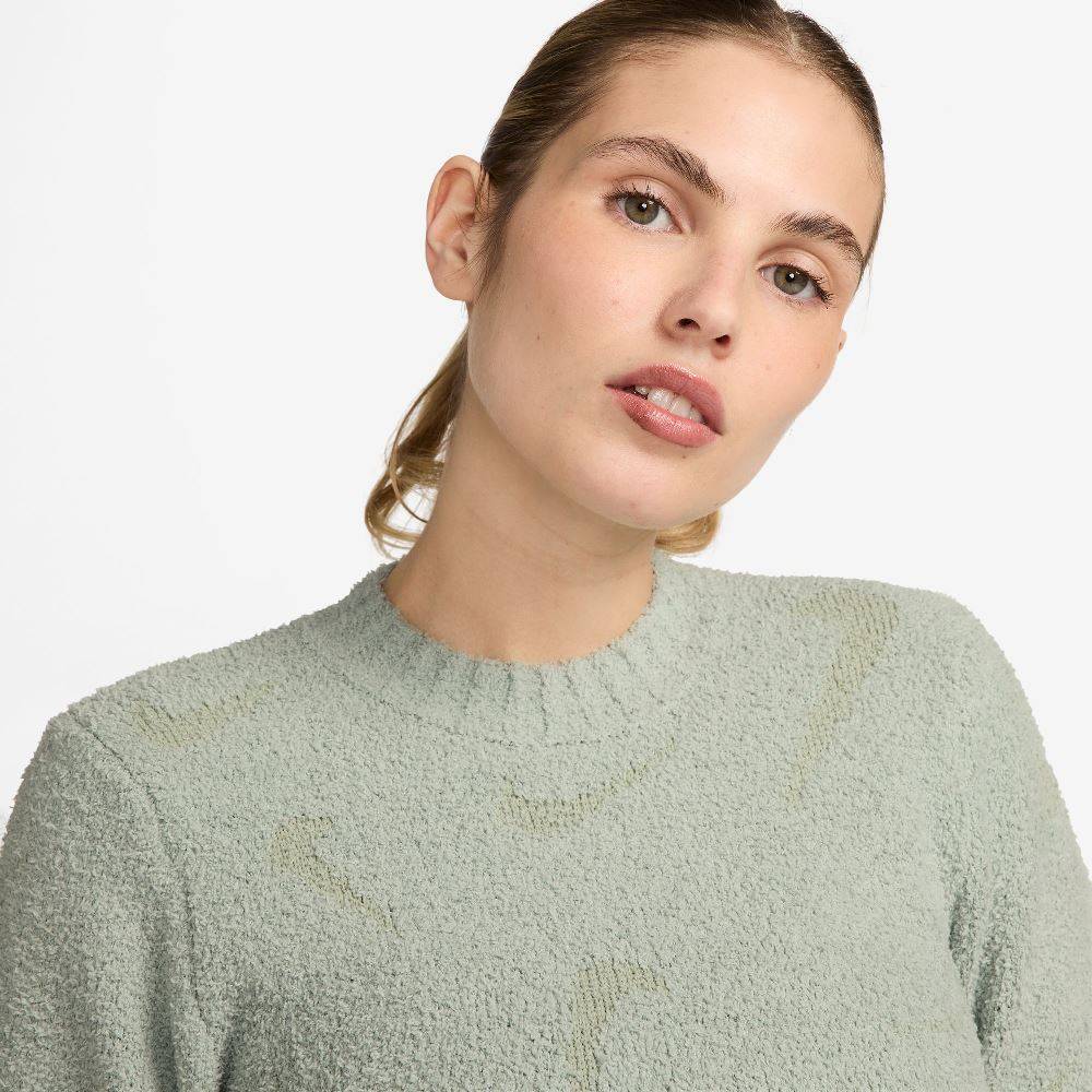 NIKE NSW PHOENIX COZY BOUCLE TIGHT LONG-SLEEVE TOP