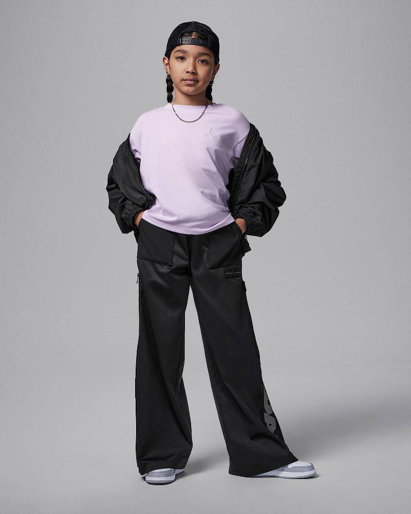 NIKE JORDAN GIRLS MJ BRKLYN ESSENTIALS SS TEE