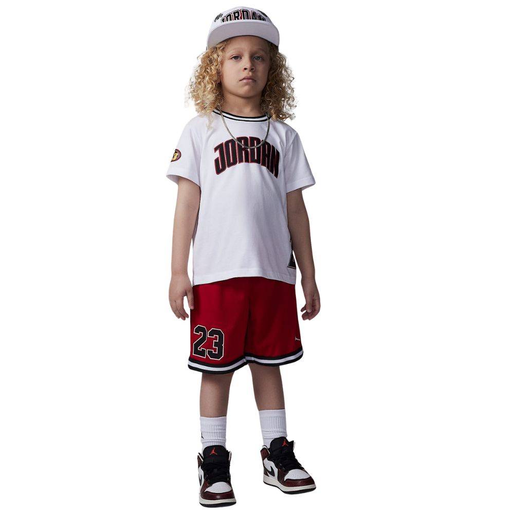 NIKE JORDAN LITTLE BOYS PLAY-OFF MESH SHORT