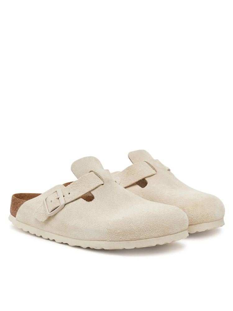 BIRKENSTOCK BOSTON SOFT FOOTBED SUEDE LEATHER NARROW