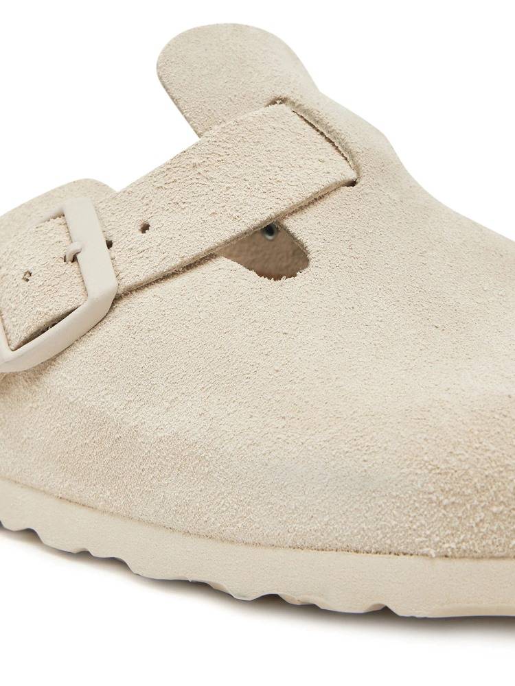 BIRKENSTOCK BOSTON SOFT FOOTBED SUEDE LEATHER NARROW