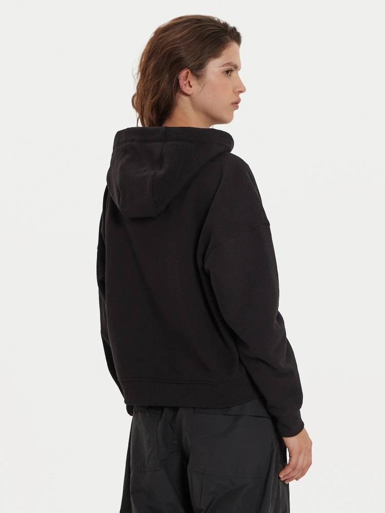 DKNY OMB SEQUIN LOGO HOODIE