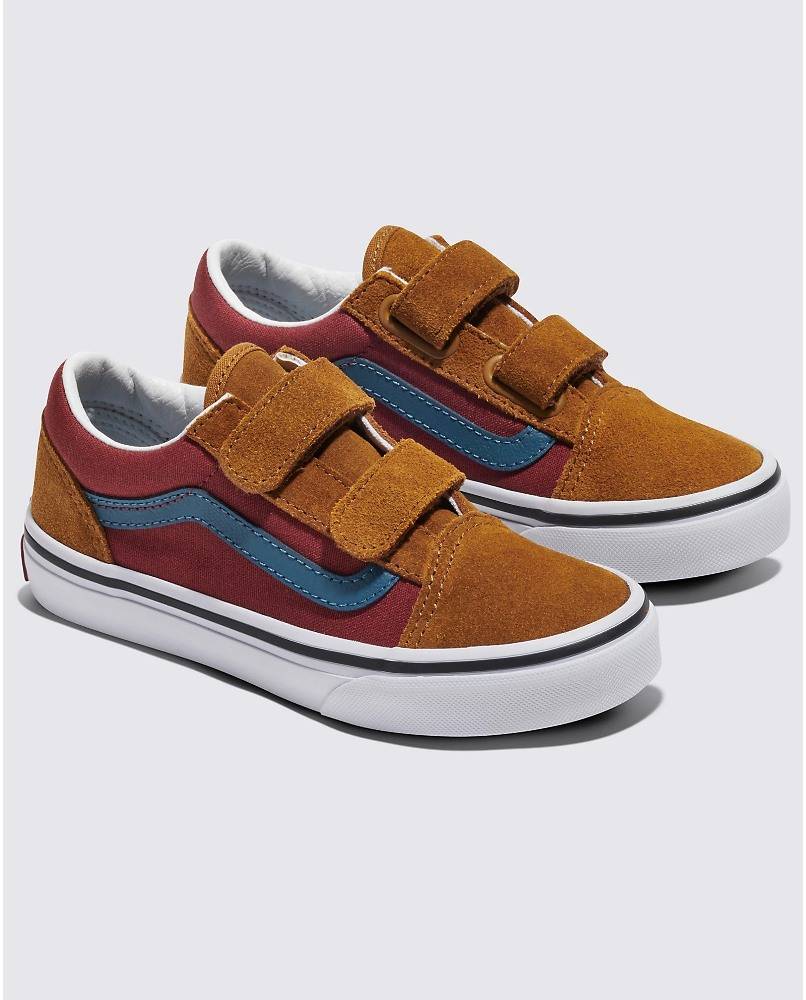 VANS KIDS OLD SKOOL VELCRO SHOES