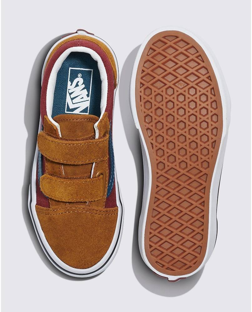 VANS KIDS OLD SKOOL VELCRO SHOES