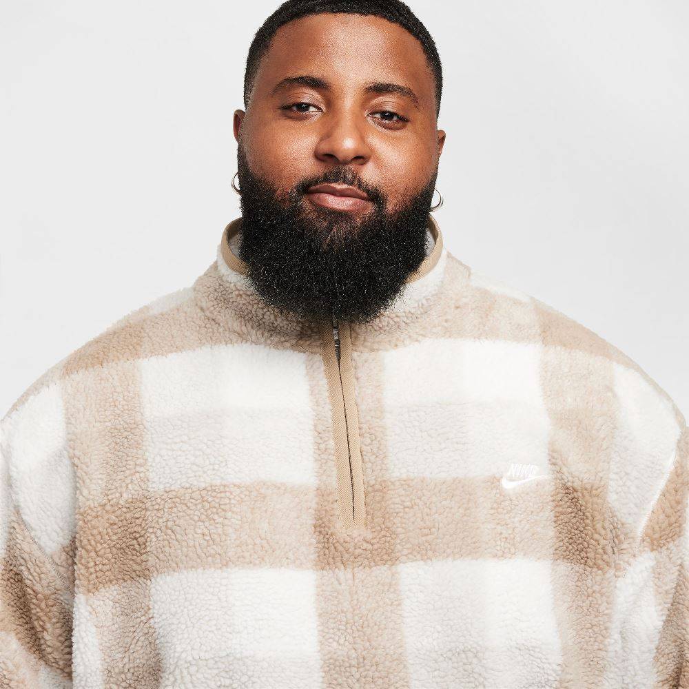 NIKE WINTERIZED CLUB SEASONAL SHERPA HALF-ZIP