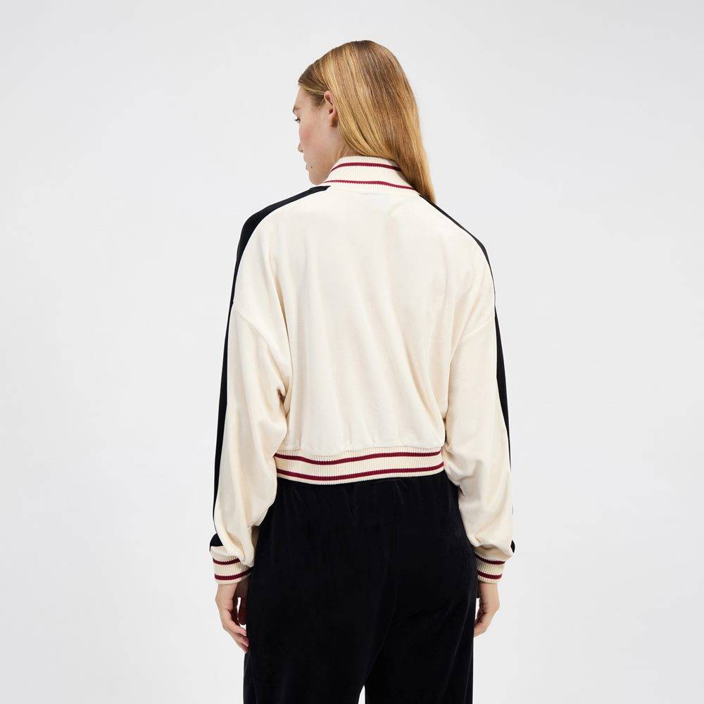 ELLESSE SARTORIA BLOOM CROPPED TRACK TOP