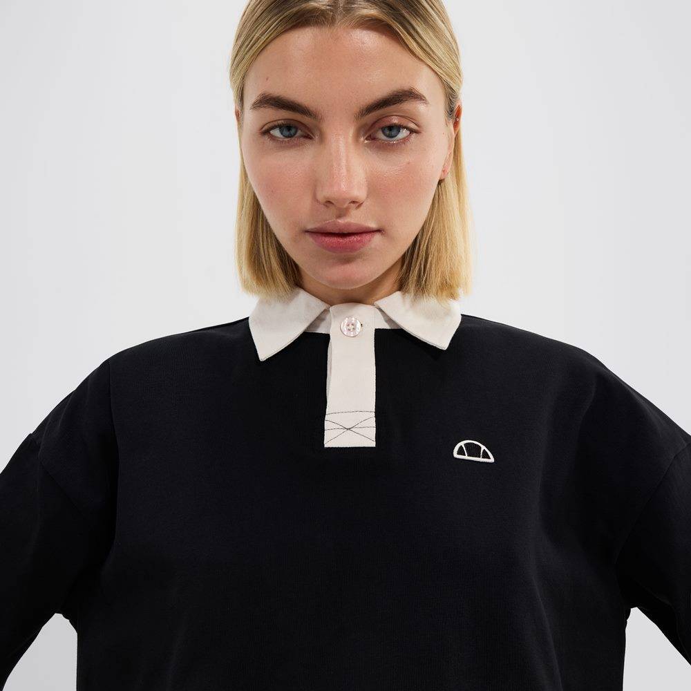 ELLESSE SARTORIA SOMBRA CROPPED RUGBY TOP