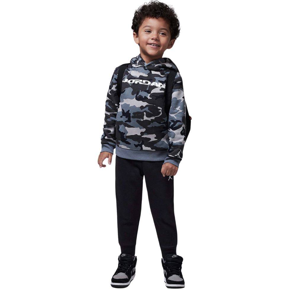 NIKE JORDAN LITTLE KIDS MJ MVP CAMO FLEECE PULLOVER SET