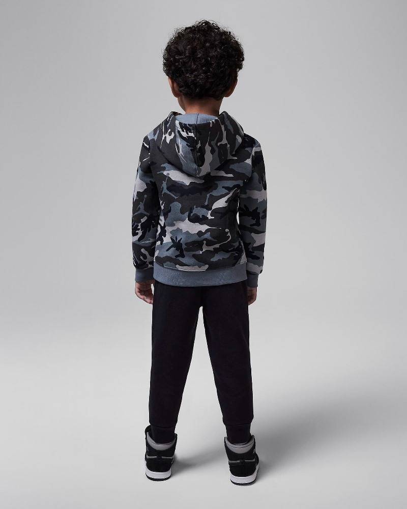 NIKE JORDAN LITTLE KIDS MJ MVP CAMO FLEECE PULLOVER SET