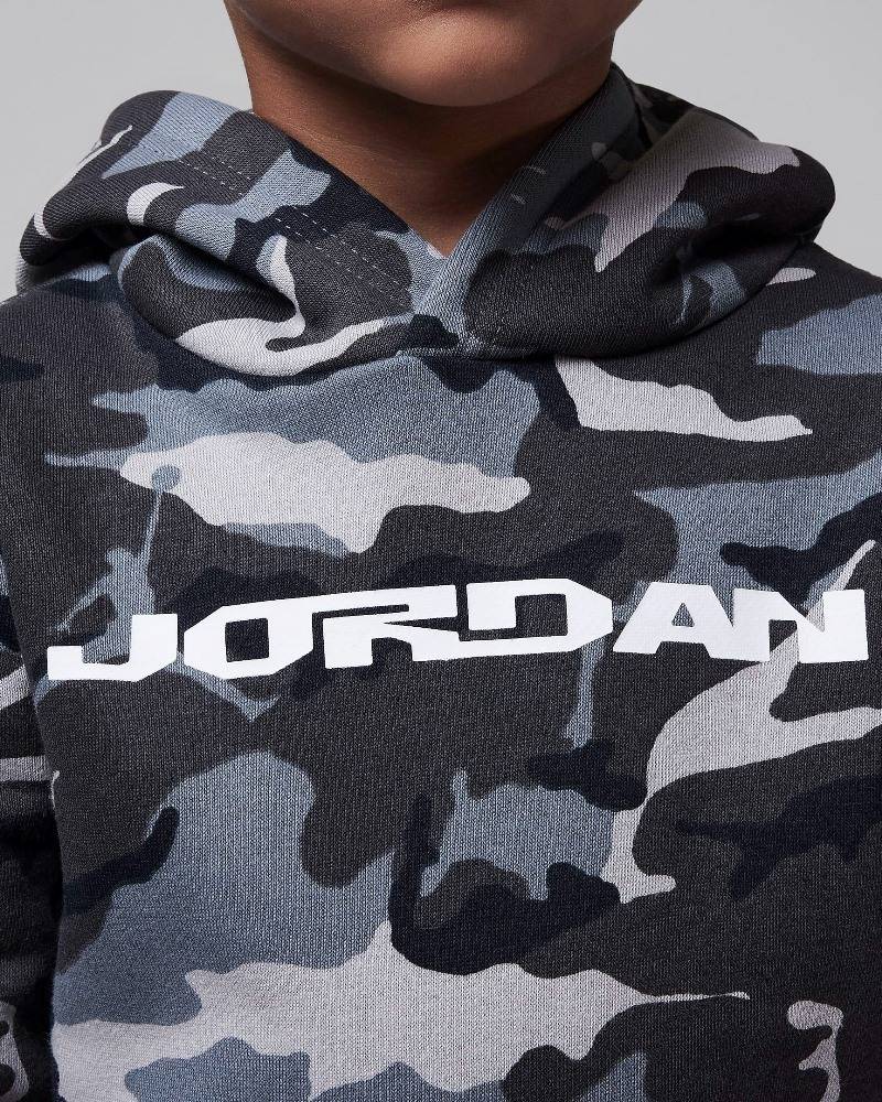 NIKE JORDAN LITTLE KIDS MJ MVP CAMO FLEECE PULLOVER SET