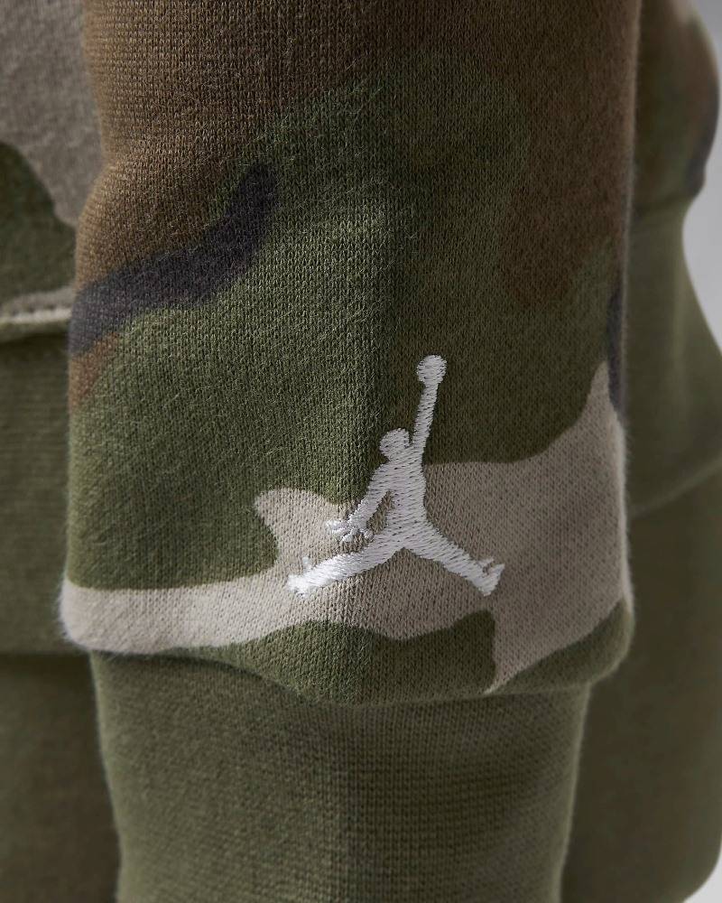 NIKE JORDAN LITTLE KIDS MJ MVP CAMO FLEECE PULLOVER SET