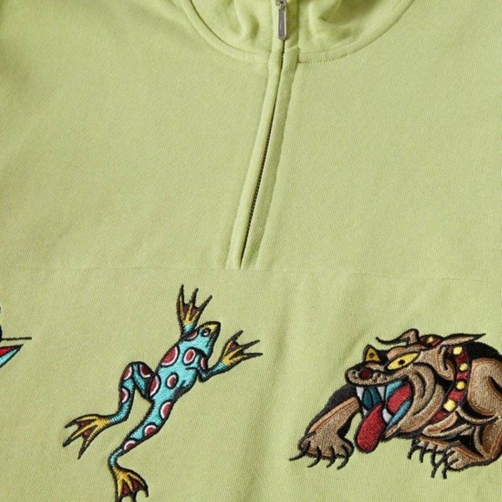 HUF BLEDSOE QUARTER ZIP FLEECE