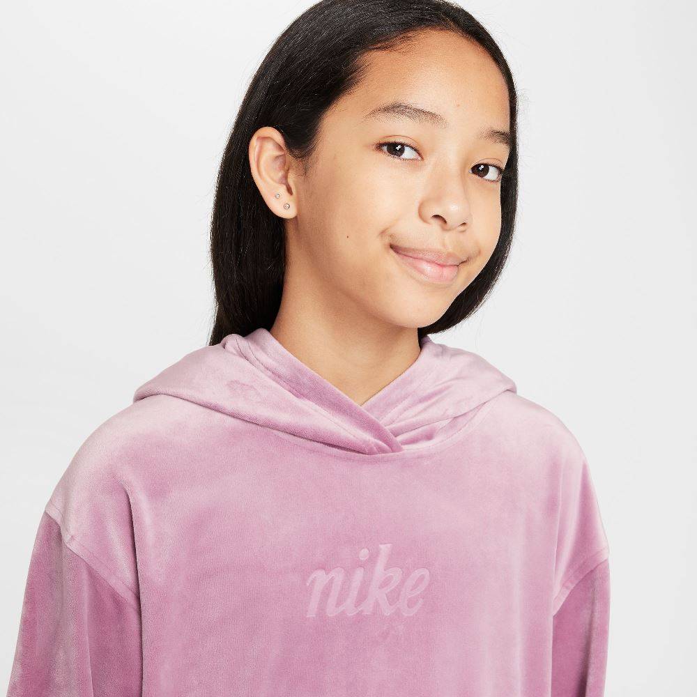 NIKE GIRLS NSW PULLOVER COZY HOODIE