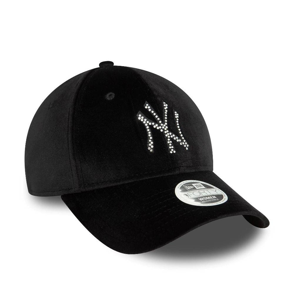 NEW ERA WMNS VELOUR DIAMANTE 9FORTY NEW YORK YANKEES